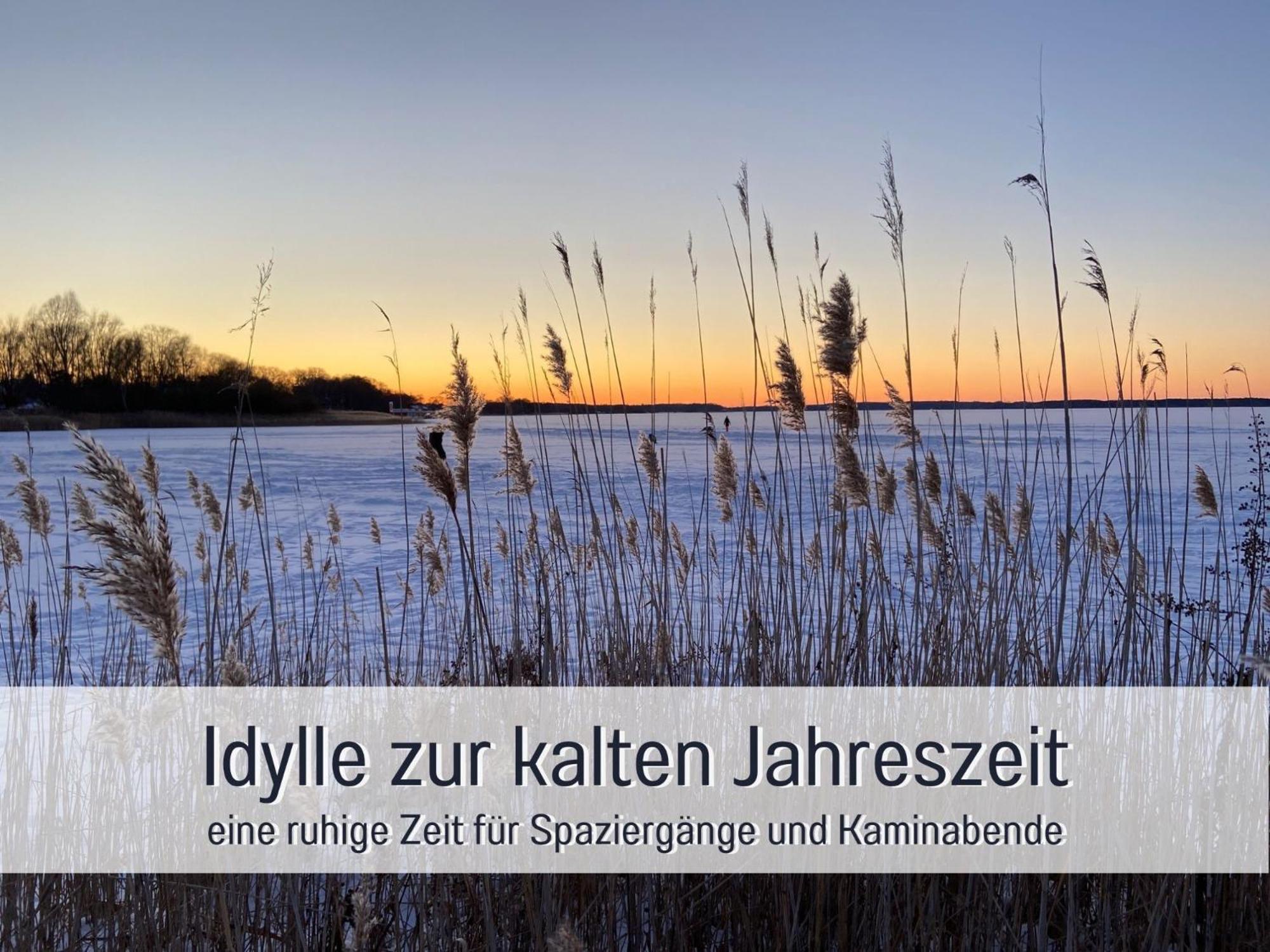 Strandhaus Mathea - Ruhige Lage Direkt Am Fleesensee - Parkplatz, Kamin, Sauna - Familienfreundlich Unter Göhren Extérieur photo
