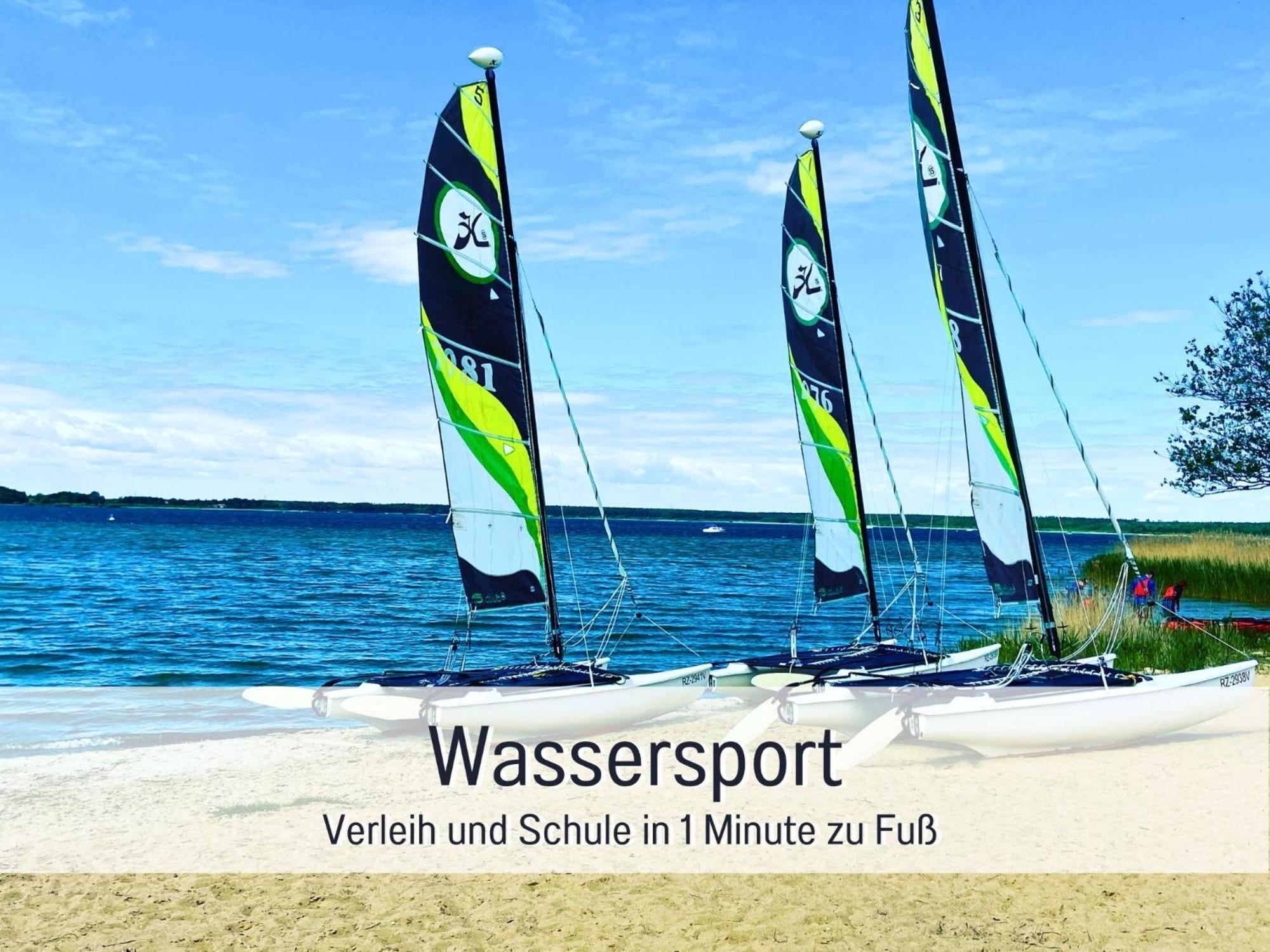 Strandhaus Mathea - Ruhige Lage Direkt Am Fleesensee - Parkplatz, Kamin, Sauna - Familienfreundlich Unter Göhren Extérieur photo