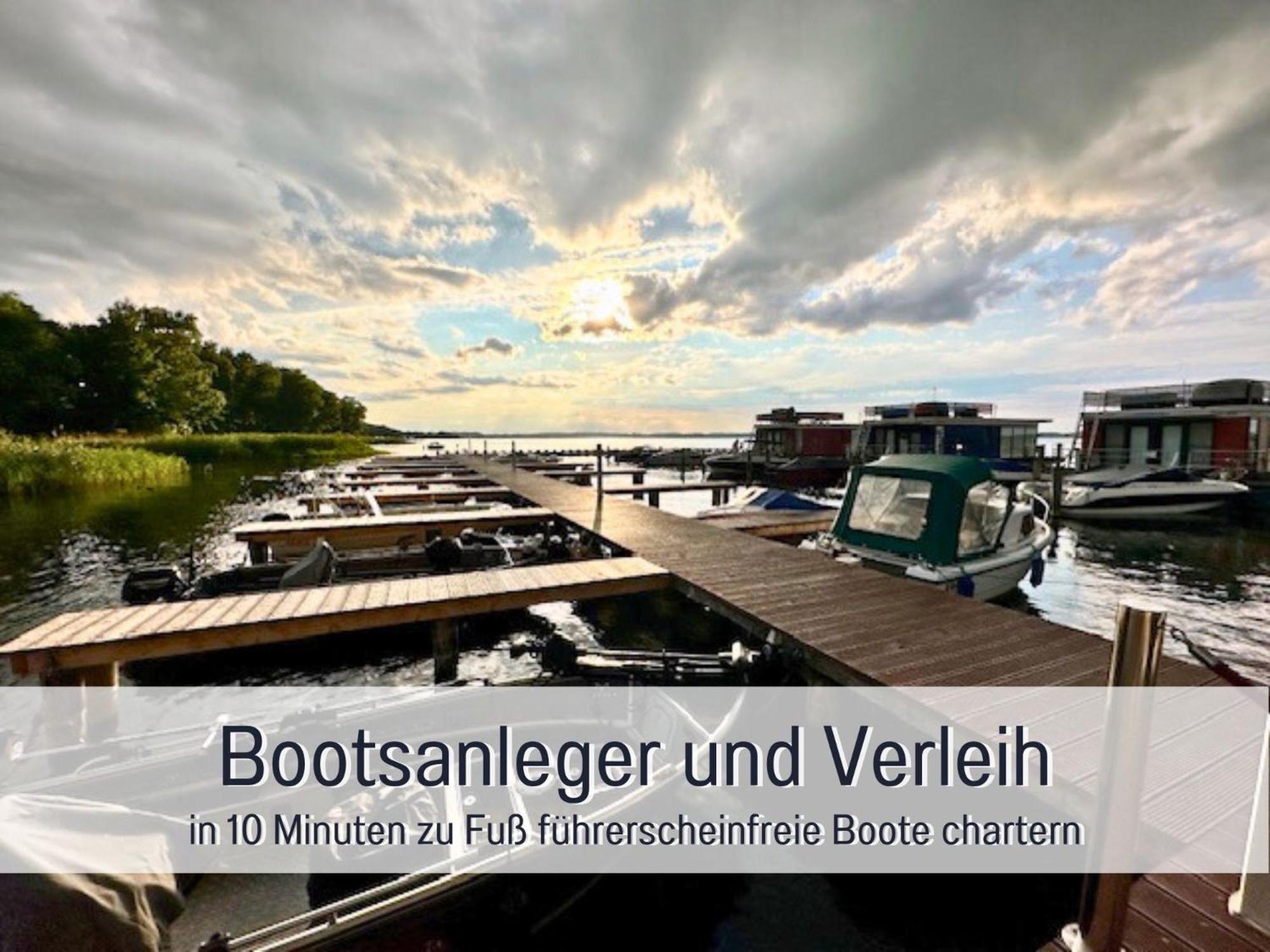 Strandhaus Mathea - Ruhige Lage Direkt Am Fleesensee - Parkplatz, Kamin, Sauna - Familienfreundlich Unter Göhren Extérieur photo