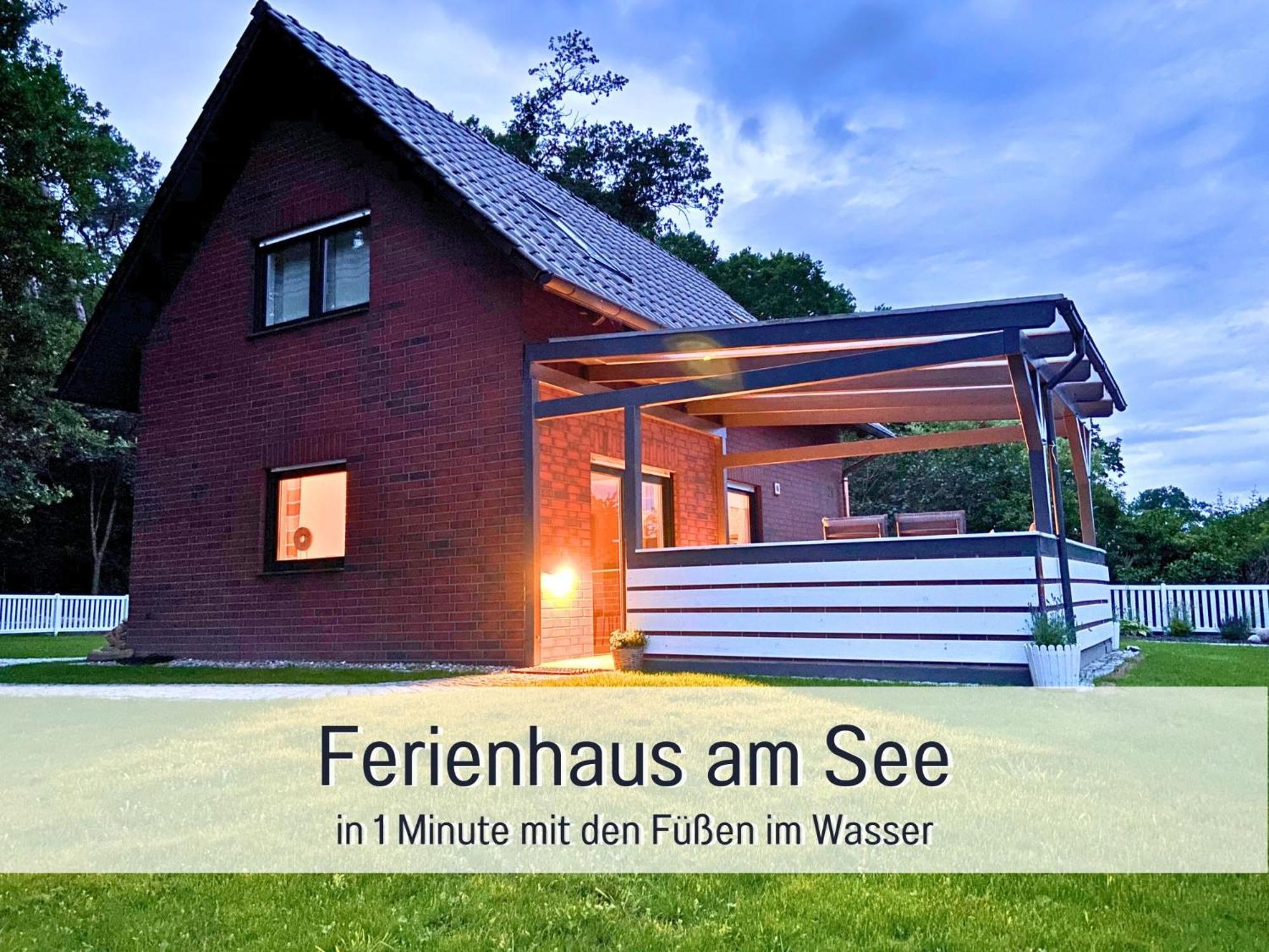 Strandhaus Mathea - Ruhige Lage Direkt Am Fleesensee - Parkplatz, Kamin, Sauna - Familienfreundlich Unter Göhren Extérieur photo