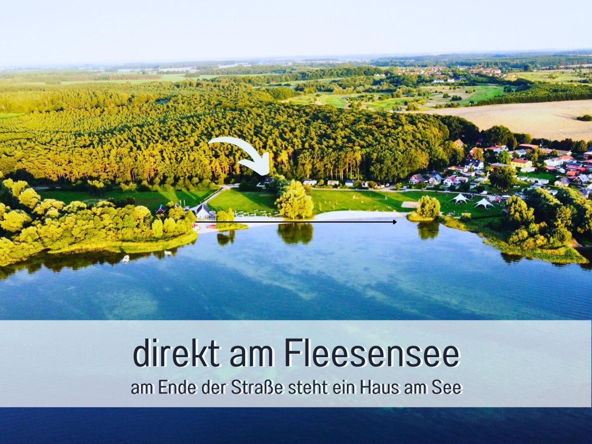 Strandhaus Mathea - Ruhige Lage Direkt Am Fleesensee - Parkplatz, Kamin, Sauna - Familienfreundlich Unter Göhren Extérieur photo